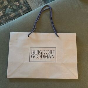 Bergdorf Goodman Purple Medium Sized Shopping Bag
